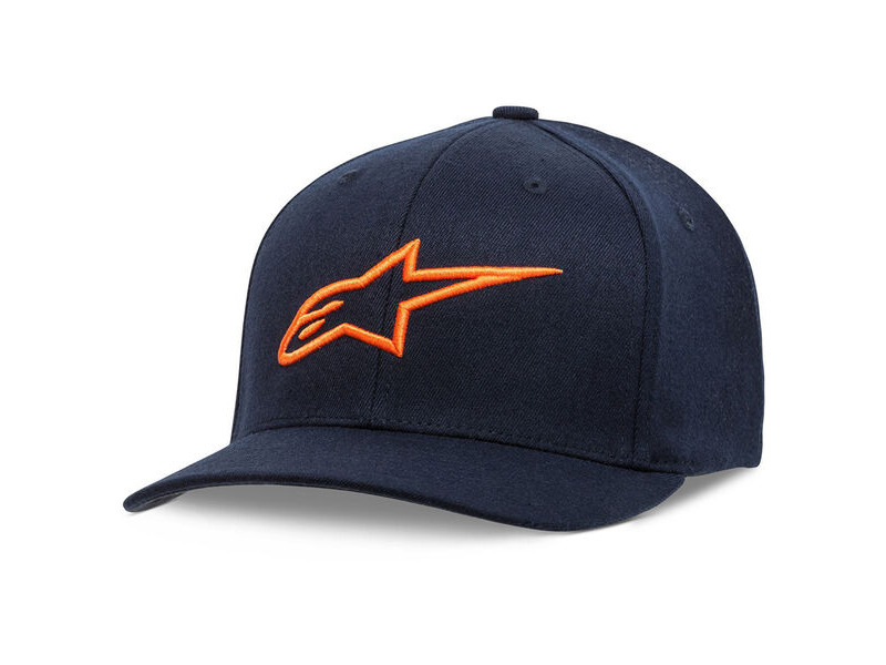 ALPINESTARS Ageless Curve Hat Navy/Orange click to zoom image