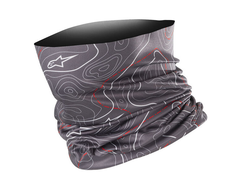 ALPINESTARS Contours Neck Tube Anth/Grey/Red click to zoom image