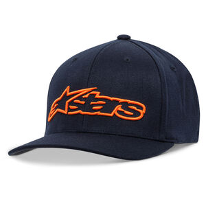 ALPINESTARS Blaze Flexfit Hat Navy/Orange L/XL 