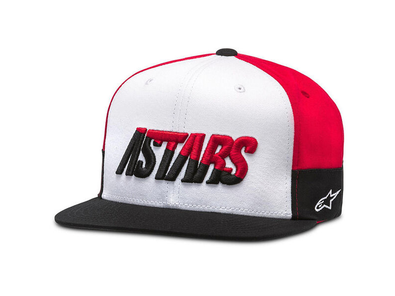 ALPINESTARS Faster Hat White/Black/Red click to zoom image
