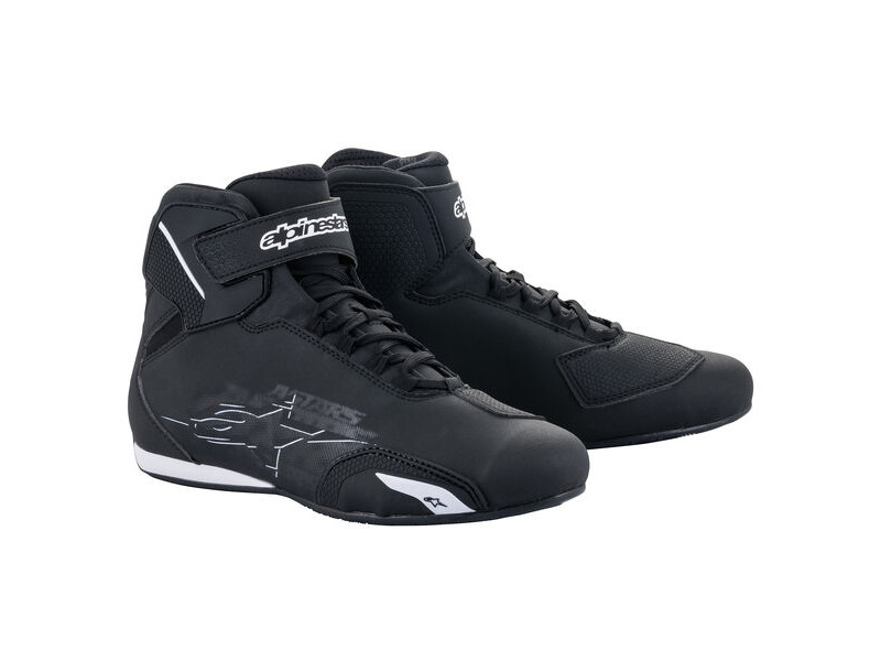 ALPINESTARS Sektor Riding Shoe Black White click to zoom image