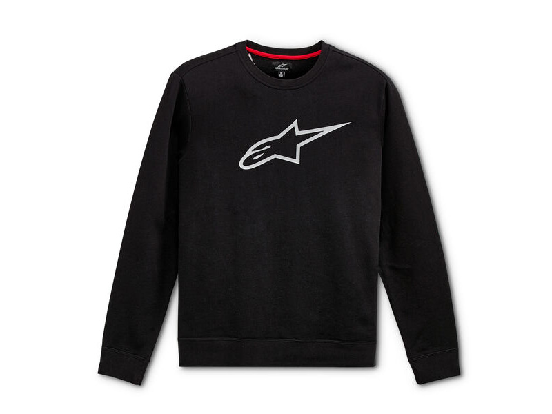 ALPINESTARS Ageless Crew Fleece Black Grey click to zoom image