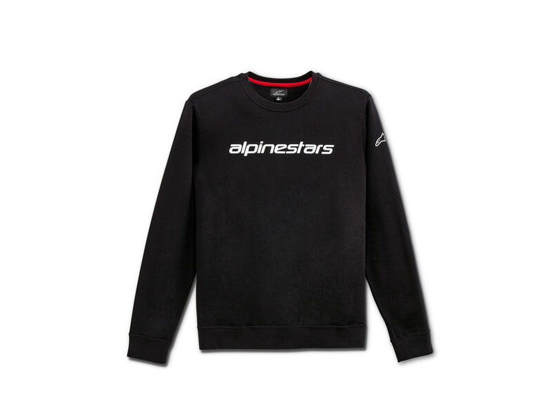 ALPINESTARS Linear Crew Fleece Black White click to zoom image