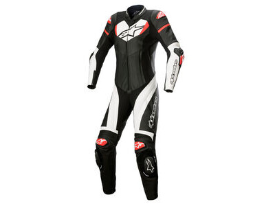 ALPINESTARS Stella Gp Plus 1Pc Leather Suit Black White Bright Red