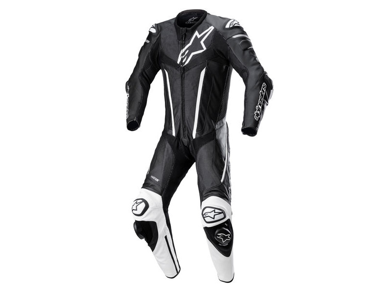ALPINESTARS Fusion Leather Suit 1 Pc Black White click to zoom image