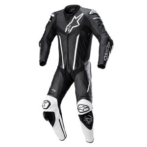 ALPINESTARS Fusion Leather Suit 1 Pc Black White 