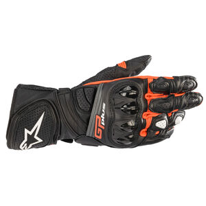 ALPINESTARS GP Plus R V2 Gloves Black Red Fluo 