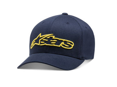 ALPINESTARS Blaze Flexfit Hat Navy Yellow