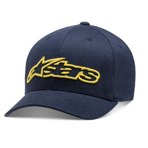 ALPINESTARS Blaze Flexfit Hat Navy Yellow 