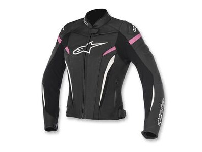 ALPINESTARS Stella GP Plus R V3 Leather Jacket Blk/Wht/Fuchsia