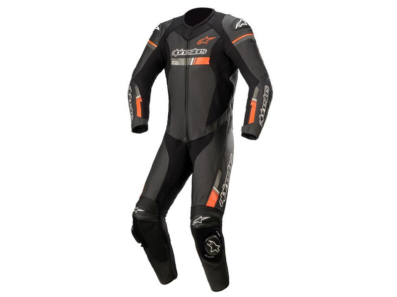 ALPINESTARS Gp Force Chaser Leather Suit 1 Pc Black Red Fluo click to zoom image