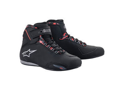 ALPINESTARS Sektor WP Shoe Blk/Dark Grey/Red.Fluo