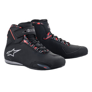 ALPINESTARS Sektor WP Shoe Blk/Dark Grey/Red.Fluo 