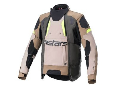 ALPINESTARS Dark Halo DS Jkt Dark Khaki Sand Yell Fluo