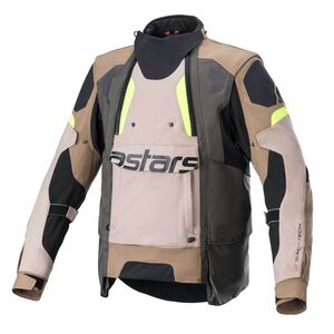 ALPINESTARS Dark Halo DS Jkt Dark Khaki Sand Yell Fluo 