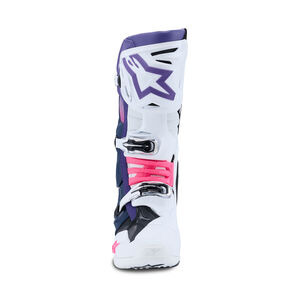 ALPINESTARS Tech 10 - White Violet Navy Blue Pink Fluo click to zoom image