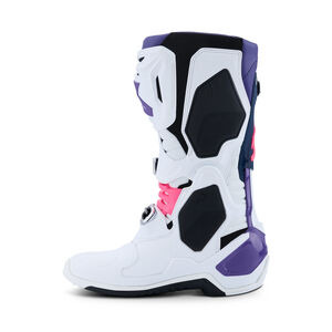 ALPINESTARS Tech 10 - White Violet Navy Blue Pink Fluo click to zoom image