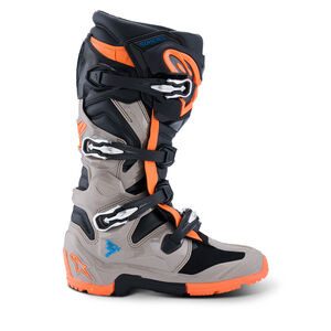 ALPINESTARS Tech 7 Enduro - Black Warm Gray Orange Fluo click to zoom image