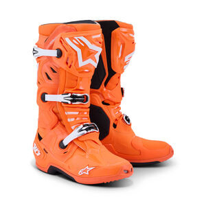 ALPINESTARS Tech 10 Supervented - Orange Fluo Black White 