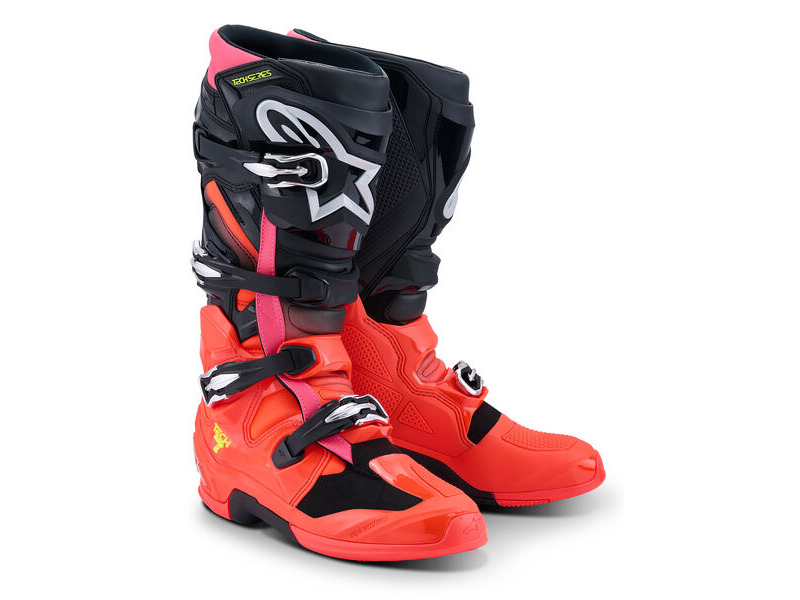 ALPINESTARS Tech 7 - Black Red Fluo Pink Fluo click to zoom image