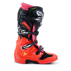 ALPINESTARS Tech 7 - Black Red Fluo Pink Fluo click to zoom image