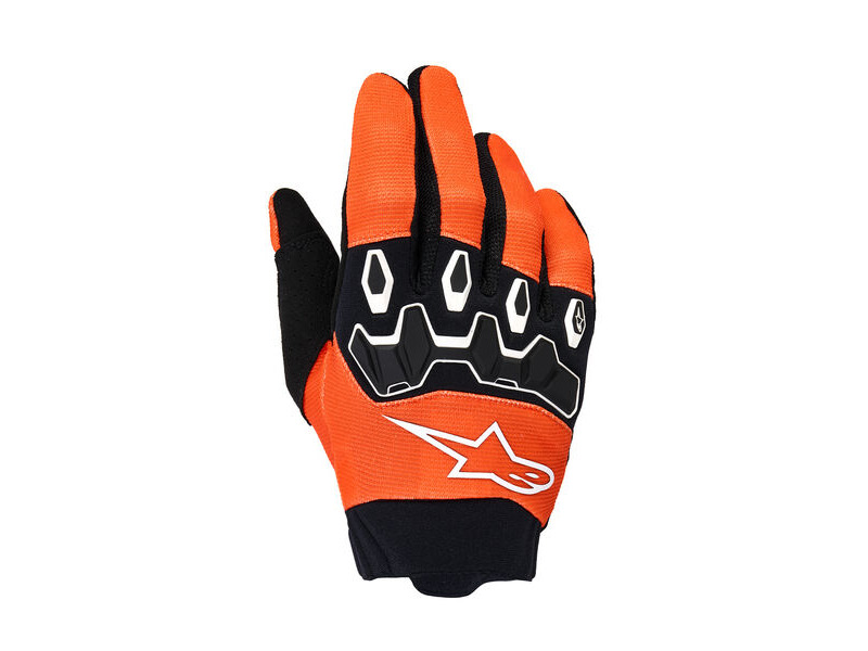 ALPINESTARS Youth & Kids Full Bore V2 Gloves Orange White Black click to zoom image