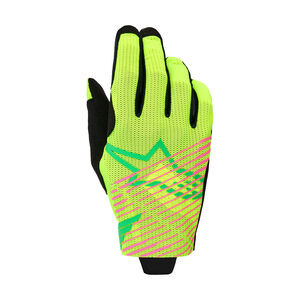 ALPINESTARS Radar Pro Gloves Green Yellow Fluo Pink Fluo 