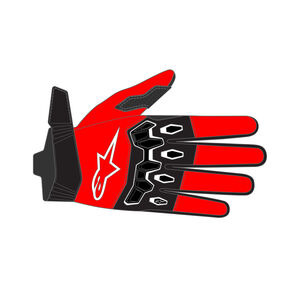 ALPINESTARS Full Bore V2 Gloves Bright Red Black click to zoom image