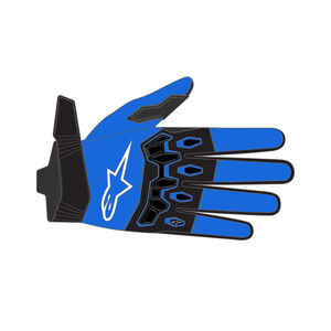 ALPINESTARS Full Bore V2 Gloves UCLA Blue Black click to zoom image