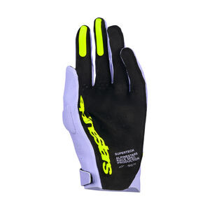 ALPINESTARS Supertech MX Gloves - Lavender Violet Fluo Yellow click to zoom image