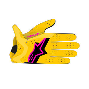 ALPINESTARS Supertech MX Gloves - Gold Black Fluo Pink click to zoom image
