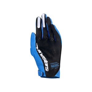 ALPINESTARS Supertech MX Gloves - UCLA Blue Deep Blue White click to zoom image