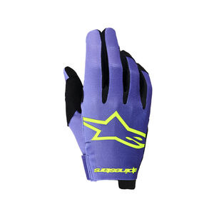 ALPINESTARS Radar Gloves Purple Yellow Fluo 