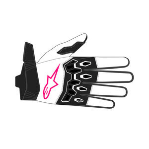 ALPINESTARS Stella Full Bore V2 Gloves White Pink Fluo Black click to zoom image