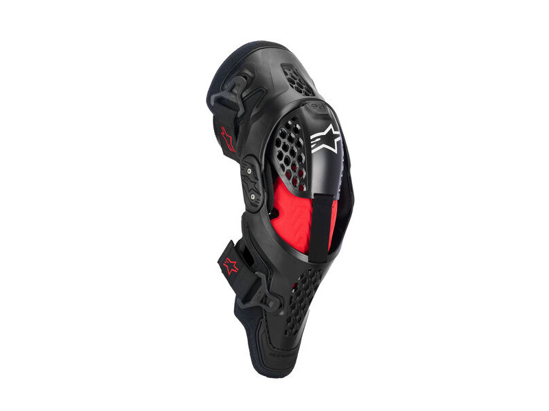 ALPINESTARS SX-1 Plasma Knee Protector - Black Red Cool Gray click to zoom image