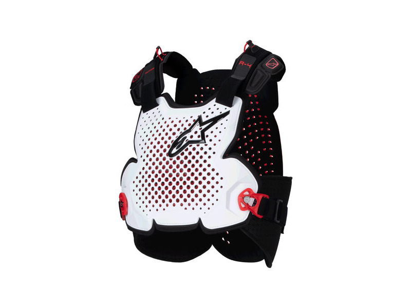 ALPINESTARS A-4 Plasma Chest Protector - Black Red White click to zoom image