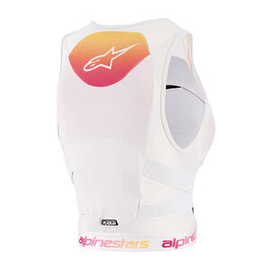 ALPINESTARS Stella Plasma Chest Protector - Light Lilac Fade White click to zoom image