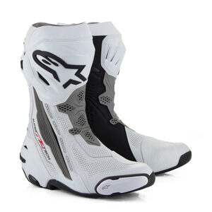 ALPINESTARS Supertech R Vented White Mid Grey Black 