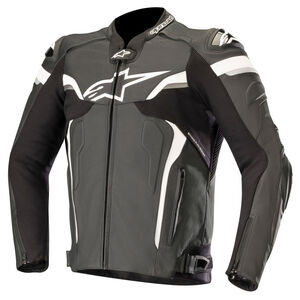 ALPINESTARS Celer V2 Leather Jacket Black White 