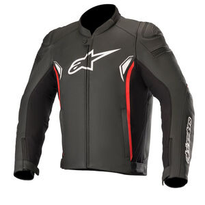 ALPINESTARS Sp-1 V2 Leath Jckt Blk/Bright Red 