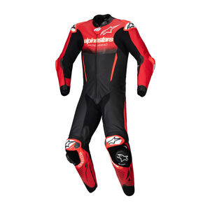ALPINESTARS Alpine GP-R7 1 Pc Leather Suit Black Mid Red 