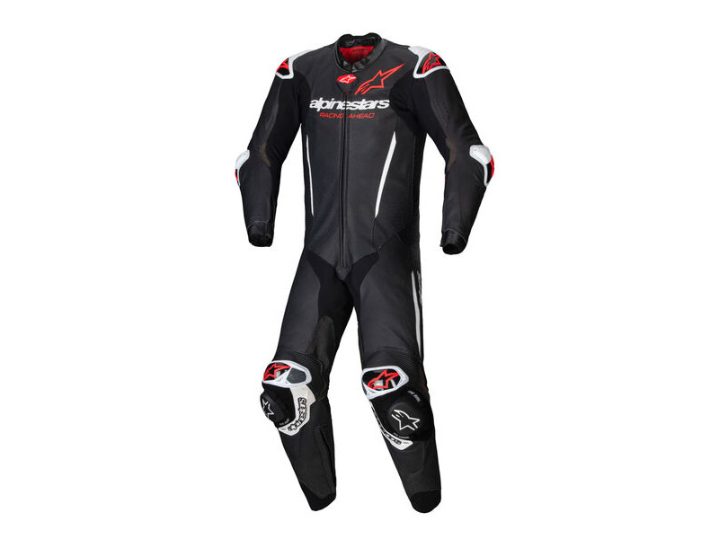 ALPINESTARS Alpine GP-R7 1 Pc Leather Suit Black White Red Fluo click to zoom image