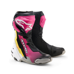 ALPINESTARS Supertech R Black Magenta White Yellow 