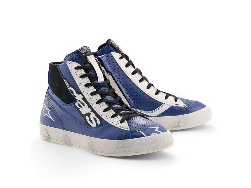 ALPINESTARS Stated Flair Shoes Bright Blue White Black click to zoom image