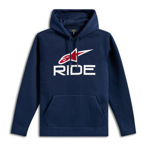 ALPINESTARS Ride Hoodie V3 Navy White Red 