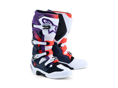 ALPINESTARS Tech 7 - Purple White Dk Blue Red Fluo
