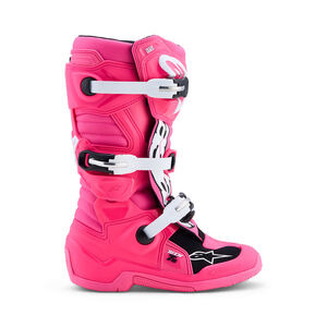 ALPINESTARS Tech 7S - Pink Fluo Black White click to zoom image