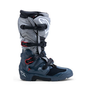 ALPINESTARS Tech 7 Enduro Drystar - Dark Gray Mid Gray Bright Red click to zoom image