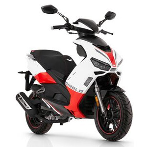 LEXMOTO Diablo 125 E5  White / Red  click to zoom image