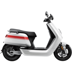 NIU NQi GTS SR Electric Scooter - White / Red click to zoom image
